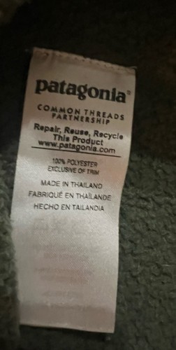 Patagonia Better Sweater Women’s Small 1/4 Zip Pullover Torrey Pine Green Fleece - Picture 8 of 14