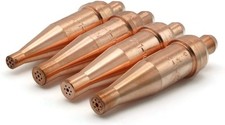Scorpion Tip Acetylene Victor Style Cutting Torch Tip Kit - Sizes 0-3, Series 1,