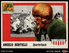 1955 Topps #76 Angelo Bertelli RC Notre Dame 3.5 - VG+