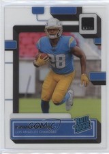 2022 Panini Clearly Donruss Rated Rookie Isaiah Spiller #66 0c6