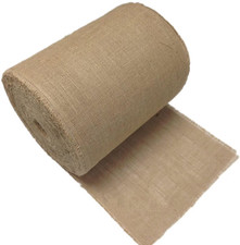 12  14" Natural Jute Burlap Fabric by Yard   Rustic Craft  Wedding D cor