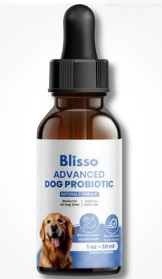 Blisso Pet Advanced Cat Probiotic Drops   Digestive Support for Cats with Dia..