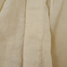  nest Robe  UpcycleLino  Natural Dye  F 2-Way Gathered Dress