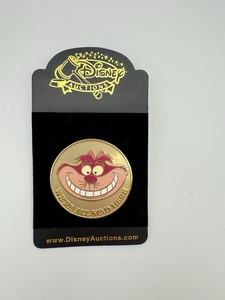 2004 Disney Auctions Pin Coin Series Alice in Wonderland Cheshire Cat LE 500