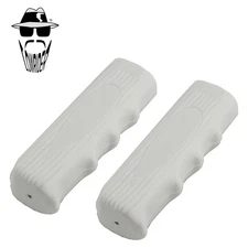 Original Lowrider Custom 7/8" Handlebar Grips 116mm White Cruiser/Chopper Bike.