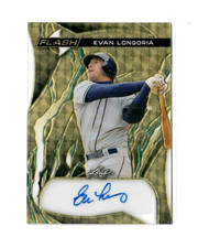 Marketplace image: 2023 Leaf Flash EVAN LONGORIA Superfractor #1/1 AUTO AUTOGRAPH Tampa Bay Rays