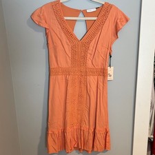 Sincerely Jules Orange Mini Dress