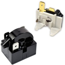 HQRP Compressor 4.7 Ohm 3-Pin PTC Starter/Start Relay and Overload Kit Compatibl