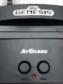 Sega Genesis Classic Black Game Console Controller With Accessories & Manual