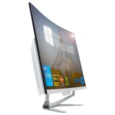 All In One I5 27" Curved Win 11 Ram 8 Gb Ssd 120 Gb Computer Editing Gaming