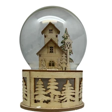 B/O Lighted Laser Cut Village with Tree