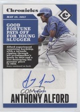 2017 Panini Chronicles Auto Anthony Alford #CA-AA Auto 0o87