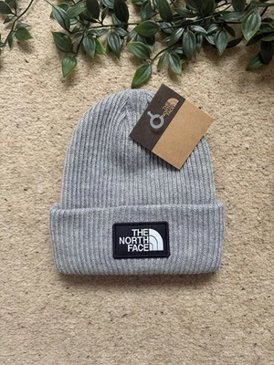 The North Face Unisex Knitted Beanie Hat - One Size - Grey - Beans New with Tags