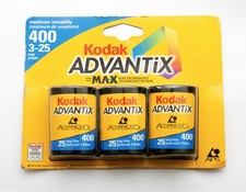 NOS Sealed Kodak Advantix 3 Rolls Color Print 400 Film 25 Exposures Exp 2/2003