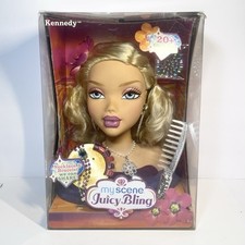 My Scene My Bling Juicy Bling Barbie Styling Head  Most Accessories READ - RARE