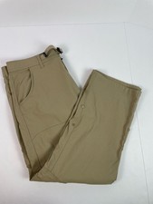 prAna Men's Stretch Zion Relaxed Straight Hiking Pants Tan 36x28