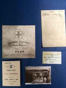 Thomas Horsley & Son 5 Piece Reproductions With 8 Page Catalog, Case Label.