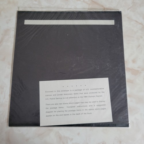 1984 USPS Commemorative Olympic Stamp Collectible Book Limited Edition New - Picture 4 of 15