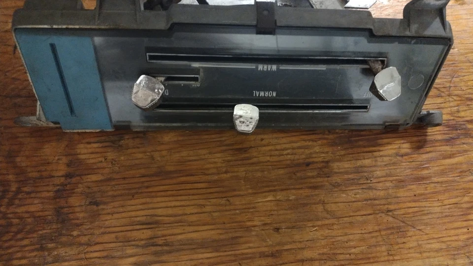 Pontiac GTO LeMans 1969 calefacción descongelación soplador controles tablero ventilador interruptor cables Foto 4 de 4