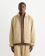 Nanamica Windstopper Chino Crew Jacket, Size L, Khaki