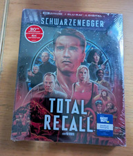 Total Recall 30th Anniversary 4K UHD Blu-ray Steelbook Best Buy Brand New