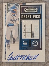 Garrett Mitchell 2020 Contenders Draft Pick Autograph On-Card Auto