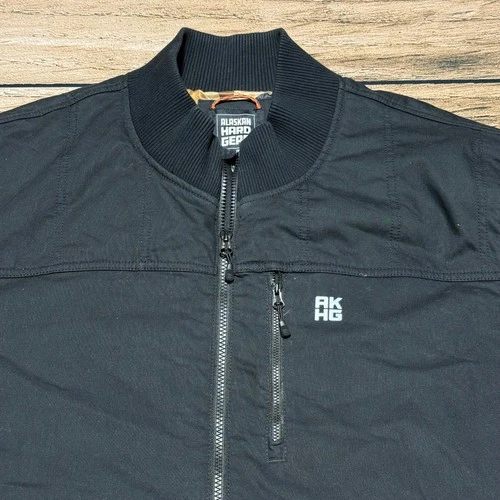 Alaskan Hardgear Jacket Mens 2XL Black Thermore Work Bomber Duluth Trading Co image 2