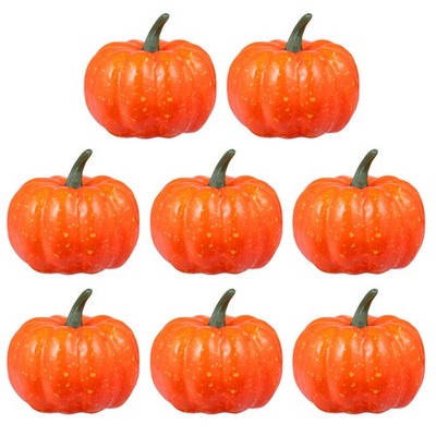 Fake Mini Pumpkins Harvest Festival Decorations Simulation Small Halloween
