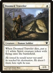 Doomed Traveler #11 Common Innistrad Magic: The Gathering