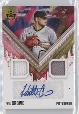 2021 Diamond Kings DK Material Signatures Holo Gold /99 Wil Crowe Auto 4f5