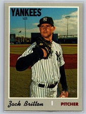 Zack Britton 2019 Topps Heritage #549 New York Yankees MLB Baseball Card
