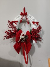 Deluxe Craft Garland 40cm Marshmallow Yarn