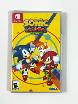 Sonic Mania Plus (Nintendo Switch) Case & Game Card - Tested/Works