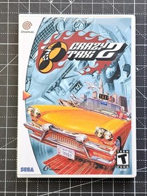 Dreamcast Crazy Taxi 2 Version 2 Your Choice of Custom Case NO Game or Manual
