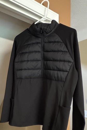 Mezza zip donna 32 gradi nera taglia media