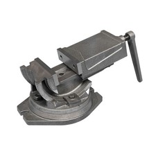 Morsa x macchine utensili con tavola girevole e inclinabile 125mm Holzmann iu125
