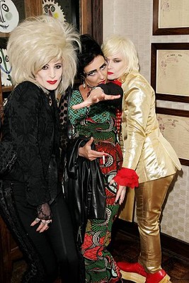 Siouxsie Sioux Pam Hogg their guest after party following the UK p- Old Photo