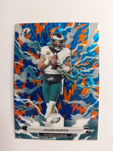 2025 Topps Resurgence #79 Jalen Hurts Blue & Orange Spark Philadelphia Eagles