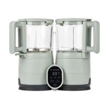 [Color: Sage]Babymoov-Duo Meal Station Baby Food Maker 4-in-1|2885