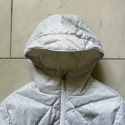 Nike ACG 3 Puffer Jacket Hoodie Small White Womens Full Zip Lined Good Down Fill - Picture 2 of 17