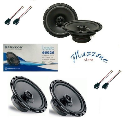 Phonocar 66026 Set 4 Lautsprecher 16,5cm Citroen C5 III Tourer Steckverbinder