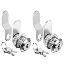 5/8" Cabinet Locks 2 Pack, Zinc Alloy , Similar Key Cam Locks for Toolboxes,...