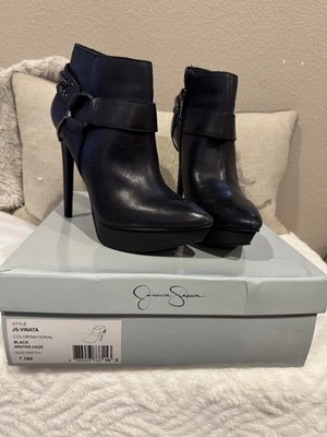 Jessica Simpson Vinata Black Winter Haze 7.5