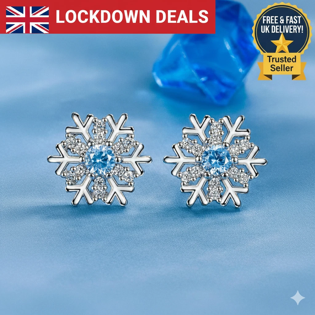 LUXUSTEEL 6MM Heart Shape Crystal Stud Earrings Fo... - Grandado