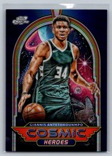 2023-24 Topps Chrome Cosmic #CH-14 Giannis Antetokounmpo Cosmic Heroes