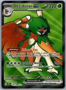 Decidueye ex 100/088 Perfect Order Ultra Rare Full Art Holo
