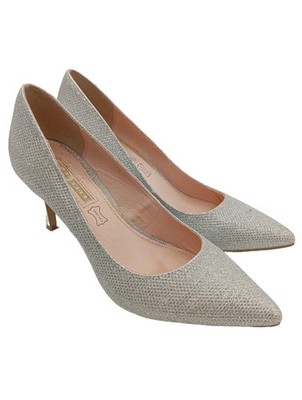 BUFFALO Klassische Pumps Damen Pumps Gr. DE 38 silberfarben Elegant