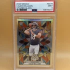 2024 Mosaic Caleb Williams Stained Glass Case Hit PSA 9 Mint Rookie Bears QB