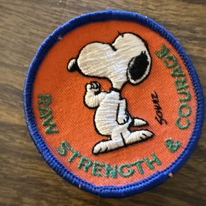 Snoopy, Patch Raw Strength, And Courage