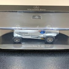 SPARK 1/43 Mercedes-Benz W 125, 1937 silver B66040437 resin model